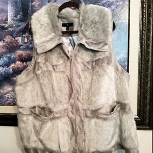 Designer Faux Fur Vest